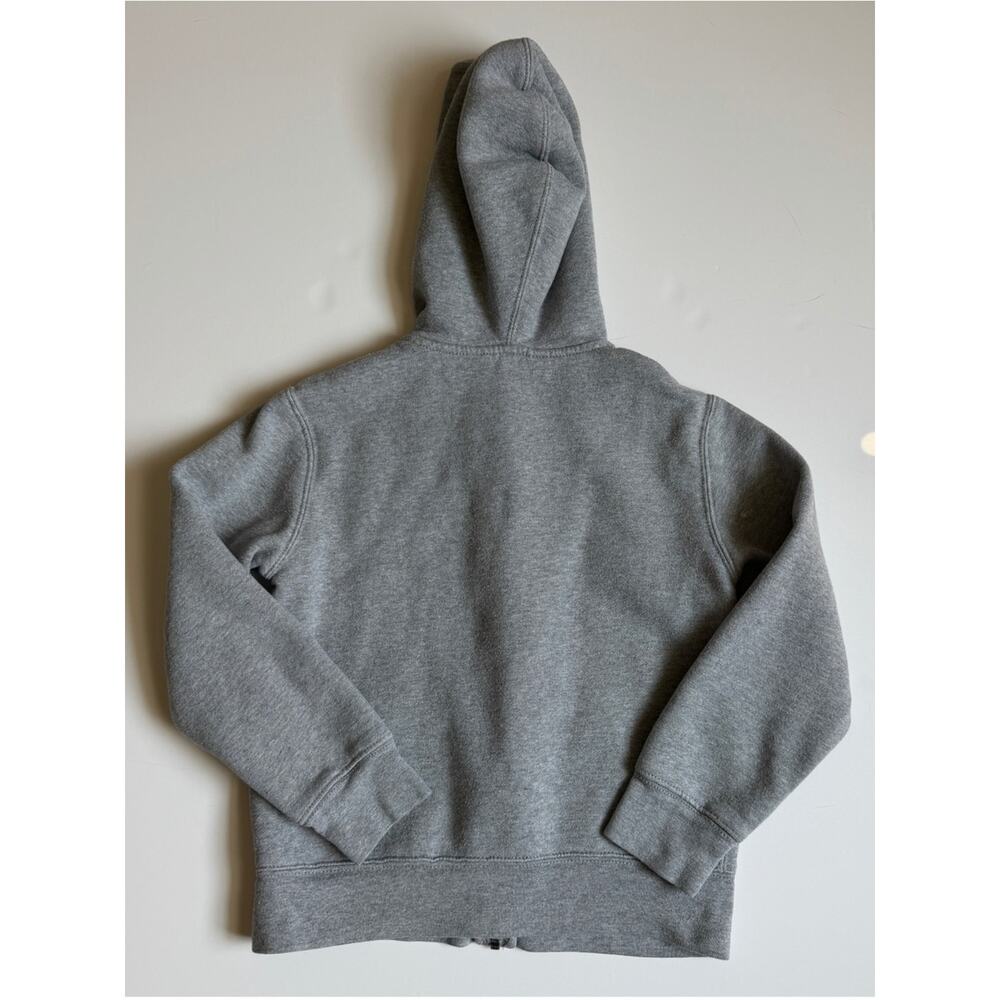Ralph Lauren Fleece Hoodie Boys Size 8 Light Grey - Picture 2 of 8